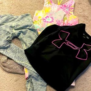 Girls dress girls underarmour sweatshirt